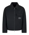 Emporio Armani Crinkle Nylon Blouson With Zip