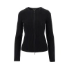 Emporio Armani Long Sleeve Jacket In Black