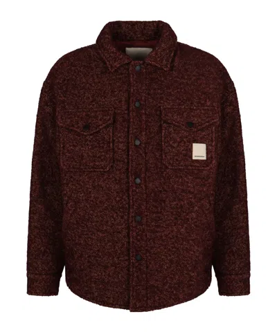 Emporio Armani Long Sleeve Jacket In Brown