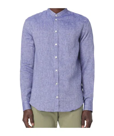 Emporio Armani Long Sleeve Shirt In Avian Blue