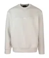 Emporio Armani Sweatshirt With Ecru Logo