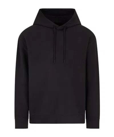 Emporio Armani Long Sleeve Sweatshirt In Black