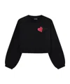 Emporio Armani Long Sleeve Sweatshirt In Black