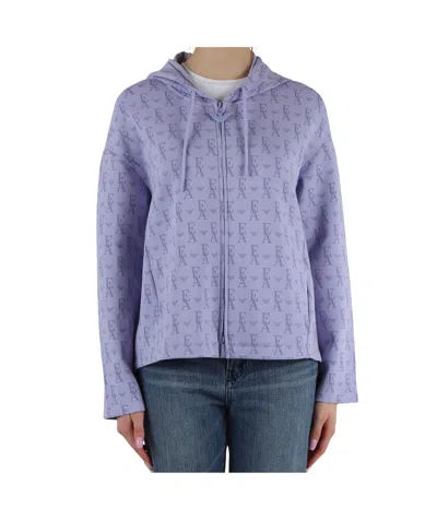 Emporio Armani Long Sleeve Sweatshirt In Blue