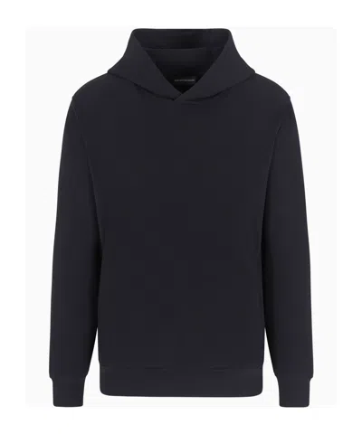 Emporio Armani Long Sleeve Sweatshirt In Black