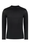 Emporio Armani Long Sleeve T-shirt In Black