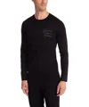 Emporio Armani Long Sleeve T-shirt In Black