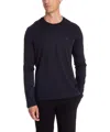 Emporio Armani Long Sleeve T-shirt In Blue