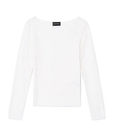 EMPORIO ARMANI LONG-SLEEVED BLOUSE