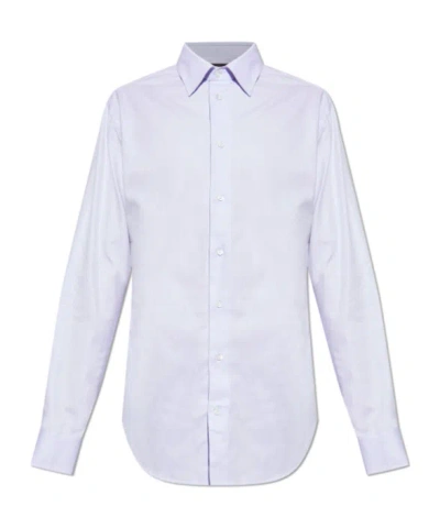 EMPORIO ARMANI LONG-SLEEVED BUTTON-DOWN SHIRT