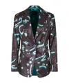 Emporio Armani Starry Sky Blazer In Black