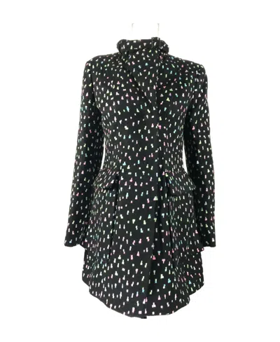 Emporio Armani Long-sleeved Coat In Black