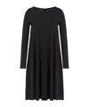 Emporio Armani Stretch Jersey Dress In Black