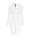 Emporio Armani Long Sleeved Dress In White