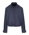 Emporio Armani Pima Gabardine 3-in-1 Blouson In Black