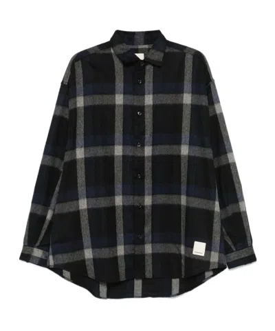 Emporio Armani Long-sleeved Shirt In Black