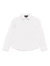 Emporio Armani Long-sleeved Shirt In Neutrals