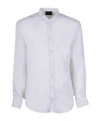 Emporio Armani Man Shirt Light Grey Size 17 Cotton