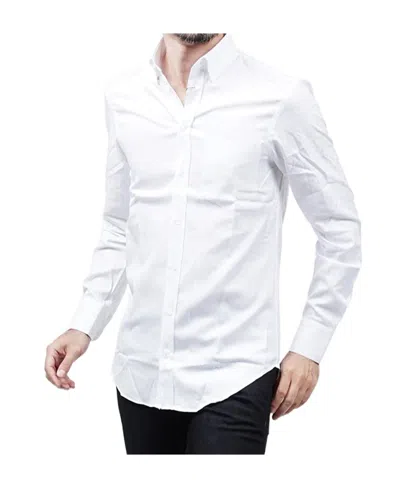 Emporio Armani Long-sleeved Shirt In White