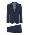 Emporio Armani Long-sleeved Suit In Black