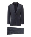 Emporio Armani Wool Single-breasted Blazer In Black
