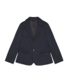 Emporio Armani Long-sleeved Suit Jacket In Black