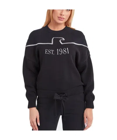 Emporio Armani Long-sleeved Sweater In Black