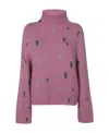 Emporio Armani Long-sleeved Sweater In Pink