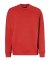 Emporio Armani Long-sleeved Sweater In Red