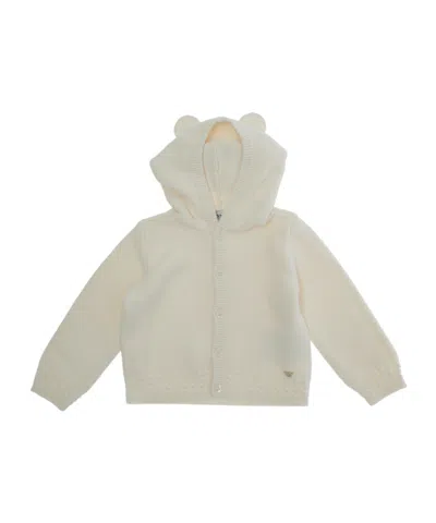 Emporio Armani Long-sleeved Sweater In White