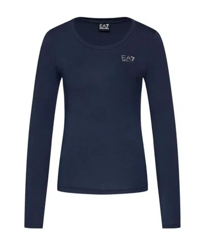 Emporio Armani Long Sleeved T-shirt In Black