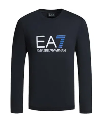 Emporio Armani Long Sleeved T-shirt In Black
