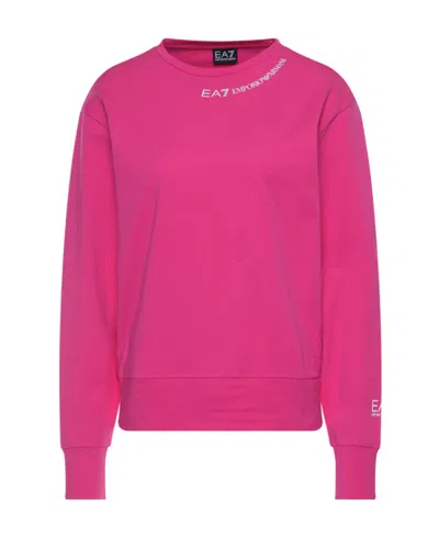 Emporio Armani Long Sleeved T-shirt In Pink