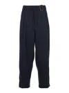 Emporio Armani Look 1 Pantalone Con Doppia Pince E Cintura In Black