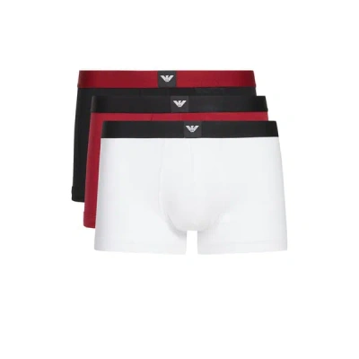 Emporio Armani Lot De 3 Boxers En Coton In Multi