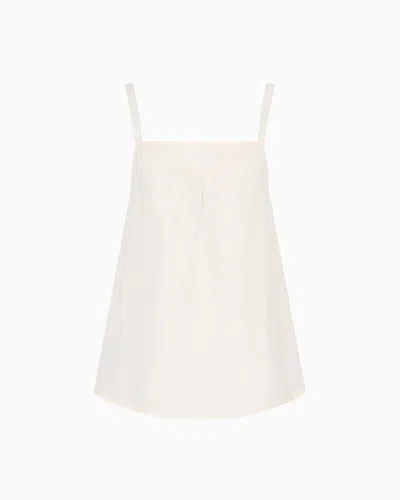 Emporio Armani Loungewear Top With Logo Embroidery