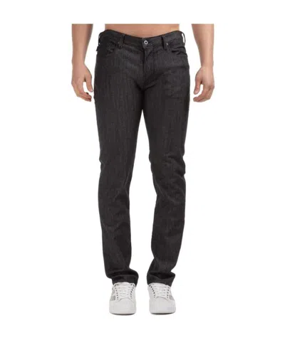 Emporio Armani Low-rise Jeans In Black
