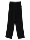 Emporio Armani Technical-cady Trousers With Elasticated Waistband