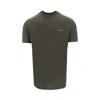Emporio Armani Lyocell-blend Jersey T-shirt In Green