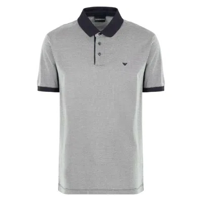EMPORIO ARMANI EMPORIO ARMANI LYOCELL-BLEND STRIPED POLO SHIRT