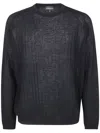 Emporio Armani Men's Lyocell Pullover Sweater