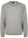 Emporio Armani Men's Lyocell Pullover Sweater