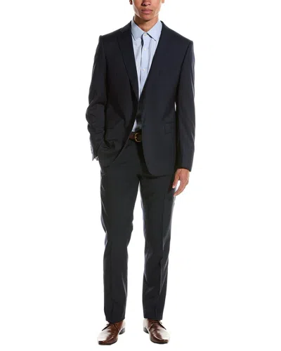 Emporio Armani M-line 2pc Wool Suit In Blue