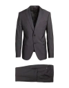 Emporio Armani M Line Man Suit Grey Size 48 Virgin Wool In Gray