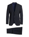 Emporio Armani M Line Man Suit Midnight Blue Size 46 Virgin Wool