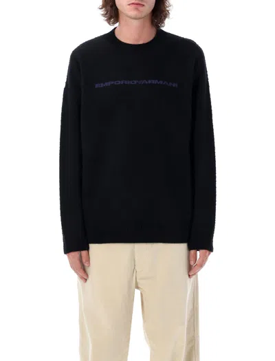 EMPORIO ARMANI LOGO SWEATER