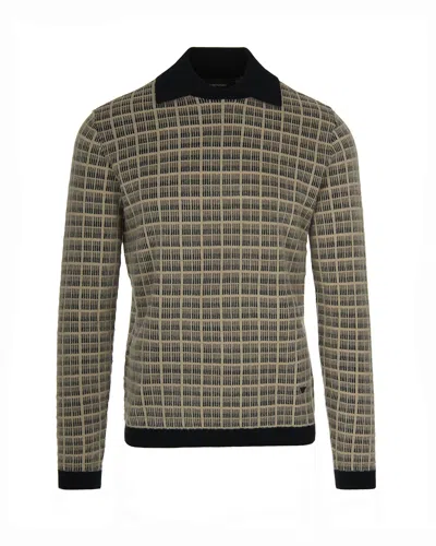 Emporio Armani Maglione In Lana Vergine Multicolor