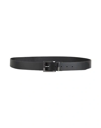 Emporio Armani Man Belt Black Size Onesize Cow Leather