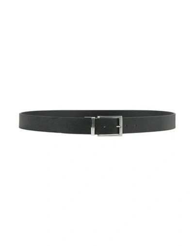 Emporio Armani Man Belt Black Size Onesize Cow Leather