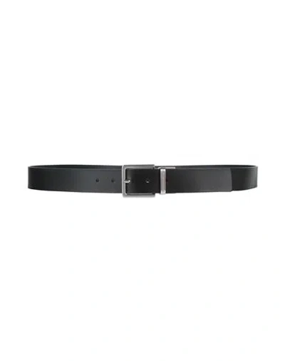 Emporio Armani Man Belt Black Size Onesize Leather